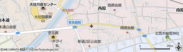 島根県出雲市大社町修理免712周辺の地図