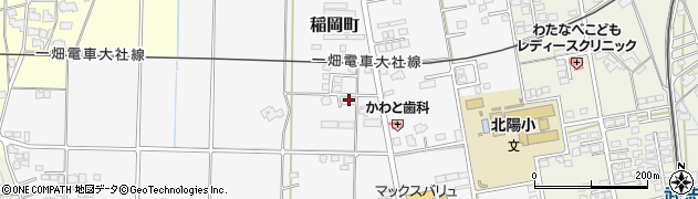 島根県出雲市稲岡町86周辺の地図