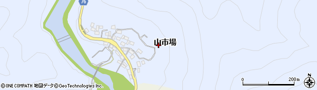 神奈川県足柄上郡山北町山市場周辺の地図