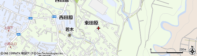 神奈川県秦野市東田原周辺の地図