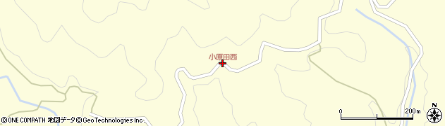 小原田西周辺の地図