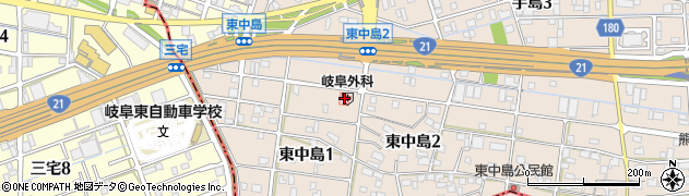 岐阜外科周辺の地図