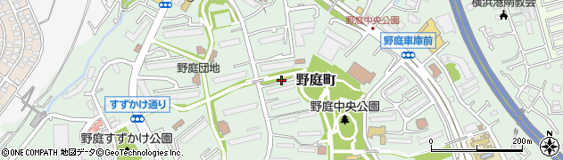 神奈川県横浜市港南区野庭町628周辺の地図