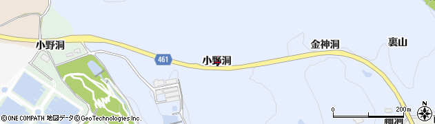 愛知県犬山市善師野小野洞周辺の地図