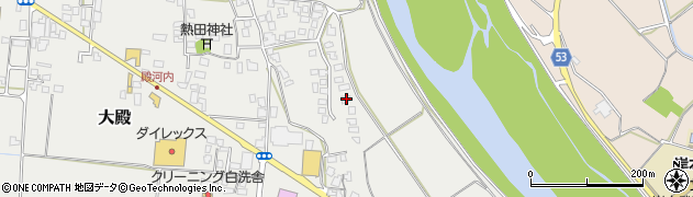 鳥取県西伯郡伯耆町大殿532周辺の地図