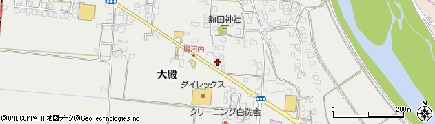 鳥取県西伯郡伯耆町大殿579周辺の地図