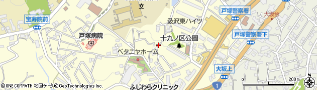 神奈川県横浜市戸塚区汲沢町周辺の地図