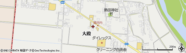 鳥取県西伯郡伯耆町大殿618周辺の地図
