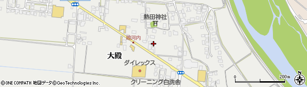 鳥取県西伯郡伯耆町大殿578周辺の地図