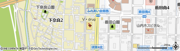 Ｖ・ｄｒｕｇ　岐阜県庁西店周辺の地図