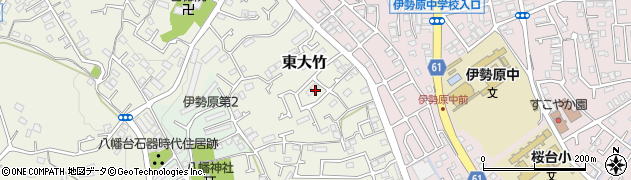 神奈川県伊勢原市東大竹周辺の地図