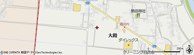 鳥取県西伯郡伯耆町大殿632周辺の地図