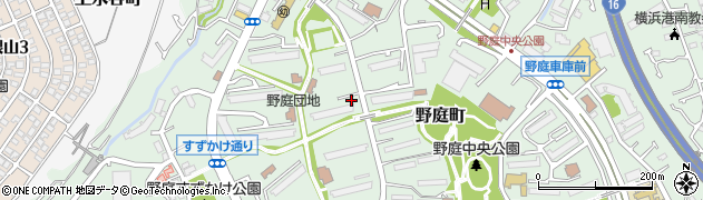 神奈川県横浜市港南区野庭町615周辺の地図