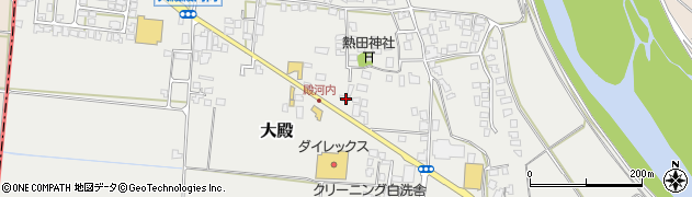 鳥取県西伯郡伯耆町大殿582周辺の地図
