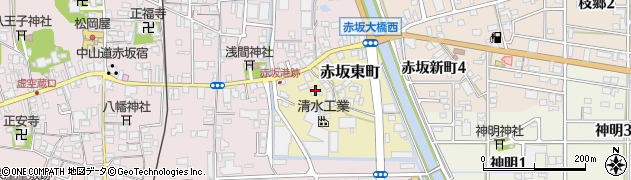 清水工業株式会社　本社周辺の地図
