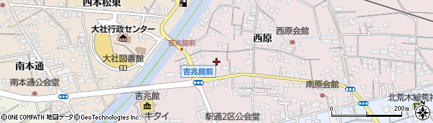 島根県出雲市大社町修理免727周辺の地図