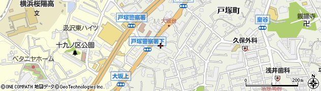 神奈川県横浜市戸塚区戸塚町3122-2周辺の地図