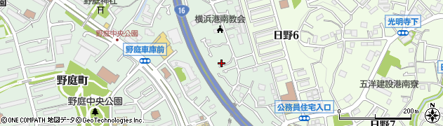 神奈川県横浜市港南区野庭町855周辺の地図