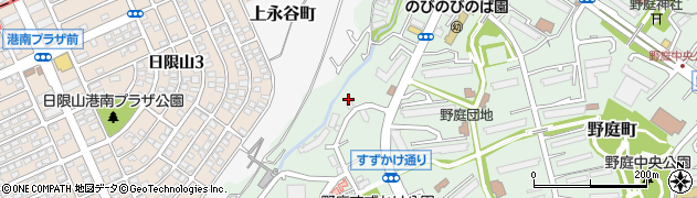 神奈川県横浜市港南区野庭町361-2周辺の地図