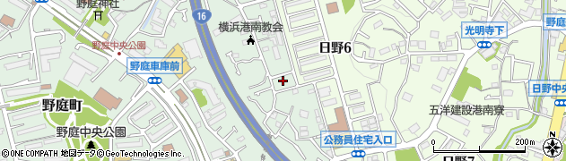 神奈川県横浜市港南区野庭町451周辺の地図