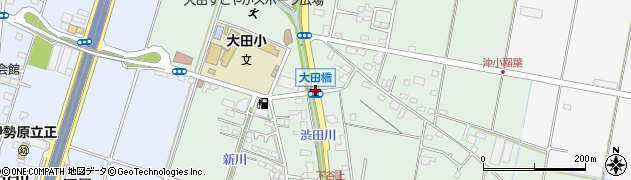 大田橋周辺の地図