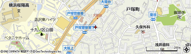 神奈川県横浜市戸塚区戸塚町3122-52周辺の地図