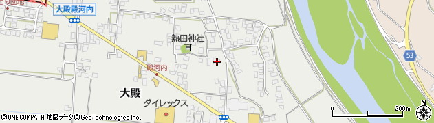 鳥取県西伯郡伯耆町大殿512周辺の地図