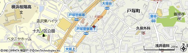 神奈川県横浜市戸塚区戸塚町3122-61周辺の地図