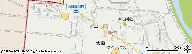 鳥取県西伯郡伯耆町大殿627周辺の地図
