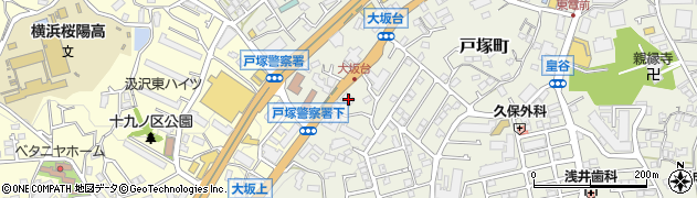 神奈川県横浜市戸塚区戸塚町3121周辺の地図