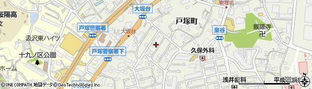 神奈川県横浜市戸塚区戸塚町3093-18周辺の地図
