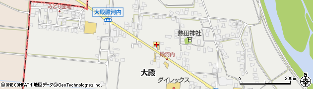 鳥取県西伯郡伯耆町大殿619周辺の地図