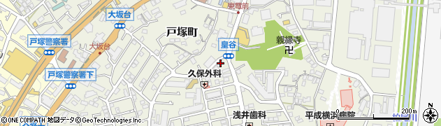 神奈川県横浜市戸塚区戸塚町2885周辺の地図
