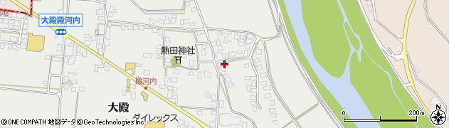 鳥取県西伯郡伯耆町大殿516周辺の地図