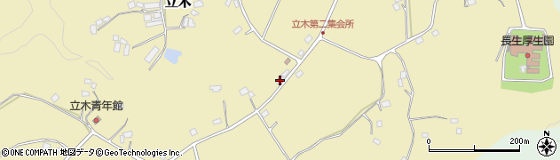 千葉県茂原市立木1610周辺の地図