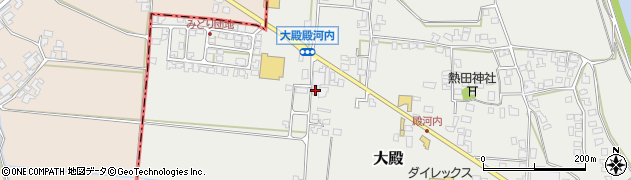 鳥取県西伯郡伯耆町大殿635周辺の地図