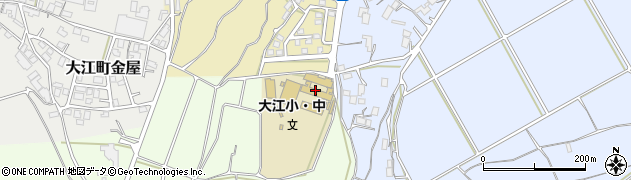 京都府福知山市大江町波美40周辺の地図
