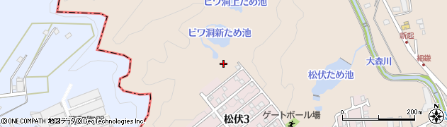 岐阜県可児市大森周辺の地図