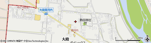 鳥取県西伯郡伯耆町大殿594周辺の地図