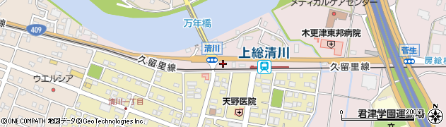 ヘアーオフ清川店周辺の地図