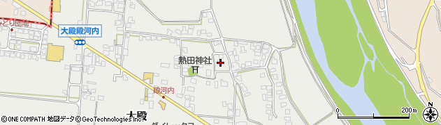 鳥取県西伯郡伯耆町大殿498周辺の地図