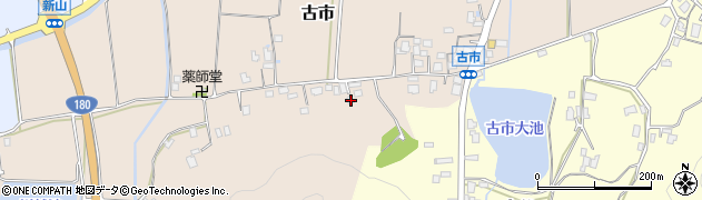 鳥取県米子市古市318周辺の地図