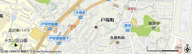 神奈川県横浜市戸塚区戸塚町3093-32周辺の地図