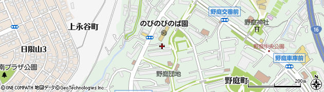 神奈川県横浜市港南区野庭町618周辺の地図