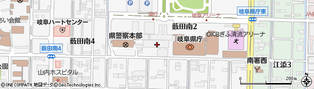 岐阜県庁県土整備部　道路建設課周辺の地図