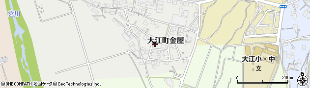 京都府福知山市大江町金屋853周辺の地図