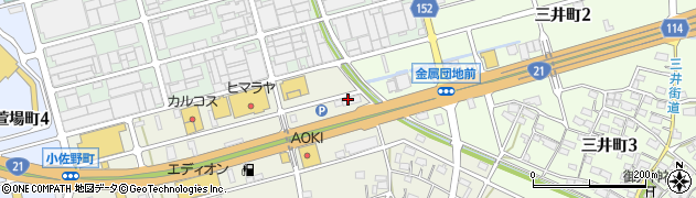 ジャパンレンタカー各務原インター店周辺の地図