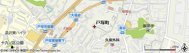 神奈川県横浜市戸塚区戸塚町3122-98周辺の地図