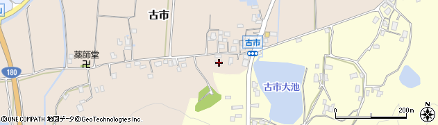 鳥取県米子市古市323周辺の地図