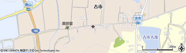 鳥取県米子市古市298周辺の地図